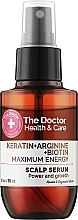 Kopfhautserum - The Doctor Health & Care Keratin + Arginine + Biotin Maximum Energy Scalp Serum — Bild N1