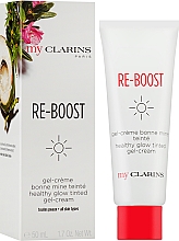 Getönte Gel-Creme für das Gesicht - Clarins Re-Boost Healthy Glow Tinted Gel-Cream — Bild N2