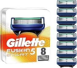 Ersatz-Rasierklingen 8 St.  - Gillette Fusion5 Start Replacement Razor Blades Pack  — Bild N2