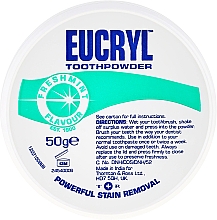 Aufhellender und polierender Zahnpulver mit Minzgeschmack - Eucryl Toothpowder Freshmint — Bild N2