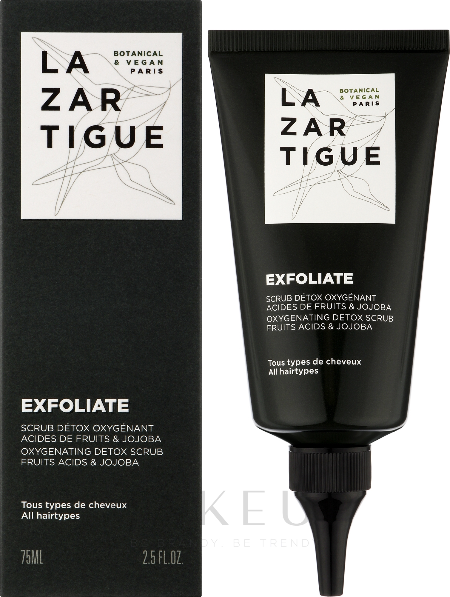 Reinigendes Kopfhautgel - Lazartigue Pre-Shampoo Scalp Exfoliating and Purifying Gel — Bild 75 ml