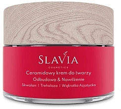 Revitalisierende Gesichtscreme mit Ceramiden - Slavia Cosmetics — Bild N1