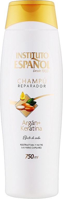 Revitalisierendes Shampoo Argan und Keratin - Instituto Espanol Repairing Shampoo Argan + Keratin — Bild N1