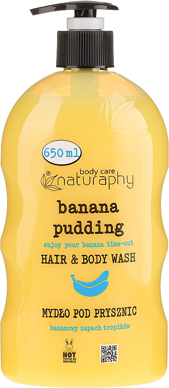 Shampoo und Duschgel mit Bananenduft und Aloe Vera-Extrakt - Naturaphy — Bild N1