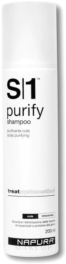Normalisierendes und klärendes Shampoo - Napura S1 Purify Shampoo — Bild 200 ml