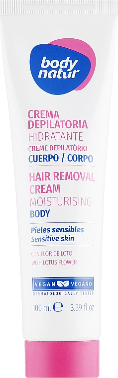 Enthaarungscreme mit Sheabutter für empfindliche Haut - Body Natur Hair Removal Cream Sensitive Skin — Bild N2