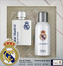 Air-Val International FC Real Madrid - Duftset (Eau de Toilette 100ml + Deospray 150ml) — Bild N1