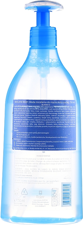 Reinigungslotion für Babys - Biolane Baby Eau Pure H20 — Bild N4