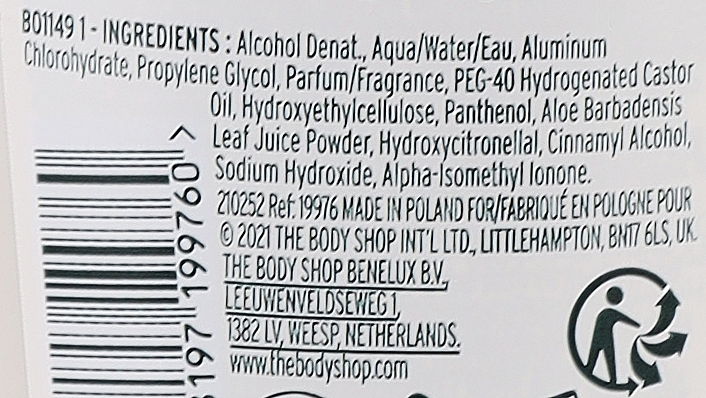 Deo Roll-on - The Body Shop White Musk Vegan Deodorant Roll-On — Bild N2