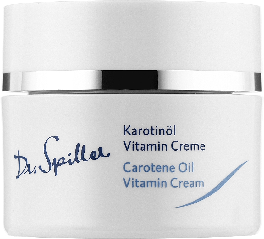 Gesichtscreme für trockene Haut mit Karotinöl - Dr. Spiller Carotene Oil Vitamin Cream — Bild N1