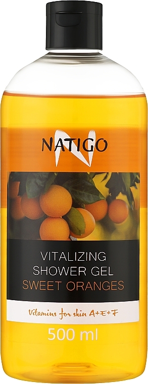 Energie-Duschgel Süße Orangen - Natigo Vitalizing Shower Gel Sweet Oranges — Bild N3