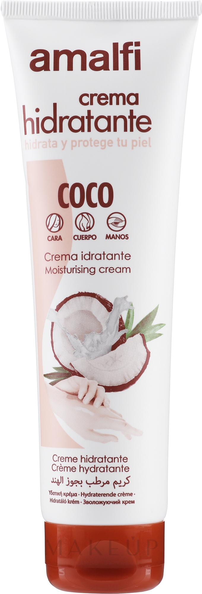 Feuchtigkeitsspendende Handcreme mit Kokosnuss - Amalfi Crema Hidratante Coco — Bild 150 ml