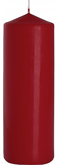 Zylindrische Kerze 80x250 mm bordeauxrot - Bispol — Bild N1