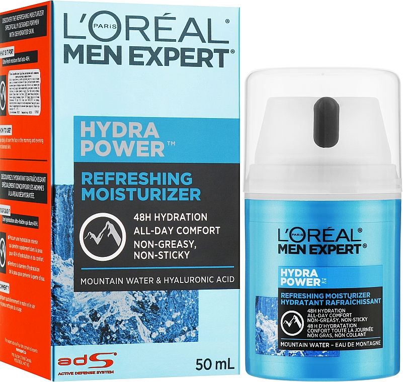 Gesichtsgel-Creme für Männer - L'Oreal Paris Men Expert Hydra Power Milk Creme — Foto N2