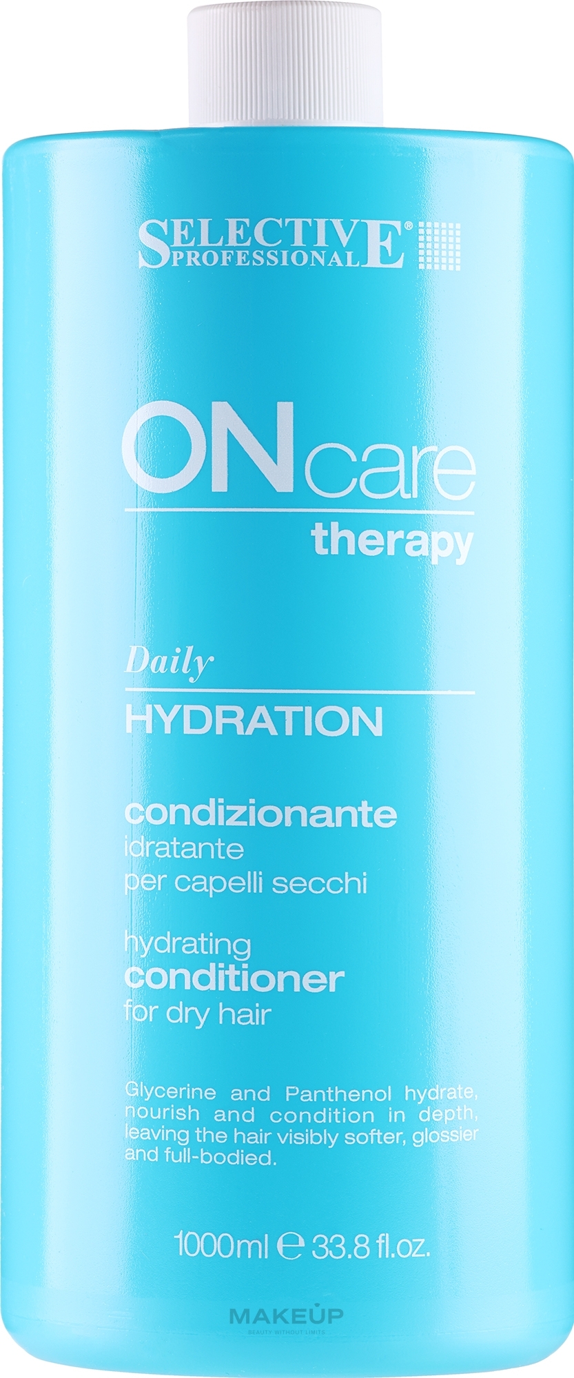 Feuchtigkeitsspendende Haarspülung - Selective Professional On Care Therapy Hydration Conditioner — Bild 1000 ml