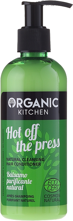 Reinigende Haarspülung mit Minze- und Gurkenextrakt - Organic Shop Organic Kitchen Conditioner Hot Off the Press