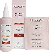 Düfte, Parfümerie und Kosmetik Farbintensivierende Haarbehandlung für Brünetten - The Hair Boss Color Enhancing Gloss Warm Brunette