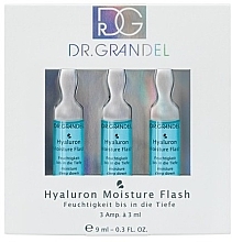 Feuchtigkeitsspendendes Ampullenkonzentrat - Dr. Grandel Hyaluron Moisture Flash — Bild N1