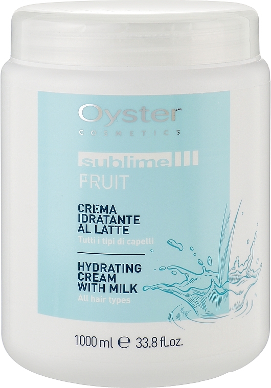 Feuchtigkeitsspendende Haarmaske mit Milchproteinen - Oyster Cosmetics Sublime Fruit Hydrating Cream Whith Milk — Bild N1