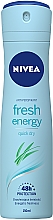 Düfte, Parfümerie und Kosmetik Deospray Antitranspirant - NIVEA Energy Fresh Deodorant Spray