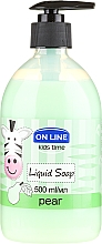 Düfte, Parfümerie und Kosmetik Flüssigseife mit Birnenduft für Kinder - On Line Kids Time Liquid Soap Pear