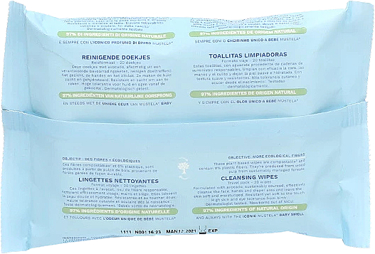 Reinigungstücher mit Avocadoduft für Kinder - Mustela Cleansing Wipes — Bild N2