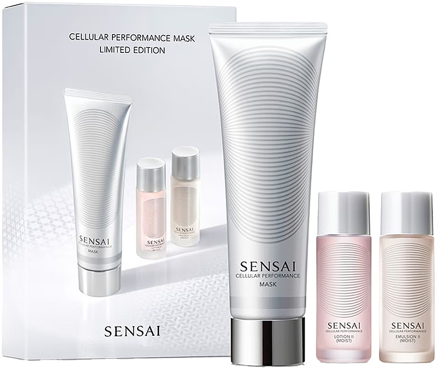 Gesichtspflegeset - Sensai Cellular Performance Mask Limited Edition (Gesichtsmaske 100ml + Gesichtslotion 20ml + Gesichtsemulsion 20ml) — Bild N1