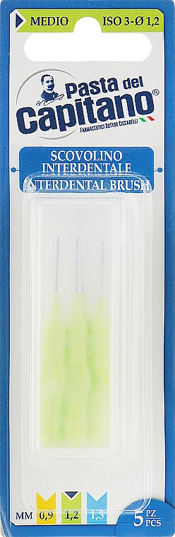 Interdentalbürsten-Set hellgrün - Pasta Del Capitano Interdental Brush Medium 1.2 mm — Bild N1