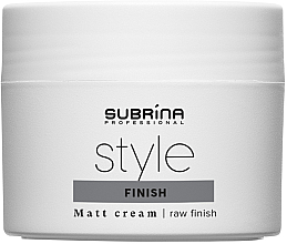 Haarstyling-Creme - Subrina Professional Style Finish Matt Cream — Bild N1