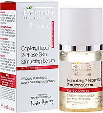 Düfte, Parfümerie und Kosmetik Zweiphasiges regenerierendes Gesichtsserum - Bielenda Professional Capilary Repair 2-Phase Skin Simulating Serum