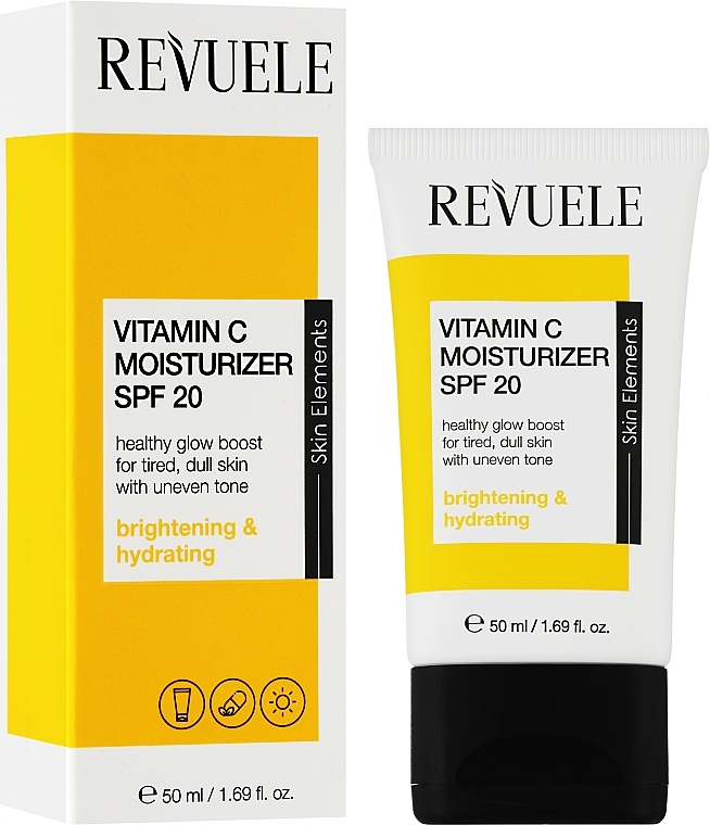 Feuchtigkeitsspendende Gesichtscreme mit Vitamin C - Revuele Vitamin C Moisturizer SPF 20 — Bild N2