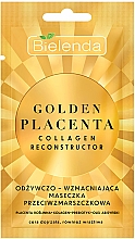 Düfte, Parfümerie und Kosmetik Gesichtsmaske mit pflanzlicher Plazenta und Kollagen - Bielenda Golden Placenta Collagen Reconstructor
