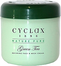 Düfte, Parfümerie und Kosmetik Tonisierende Anti-Aging Gesichts- und Halscreme mit grünem Tee - Cyclax Nature Pure Green Tea Face & Neck Cream