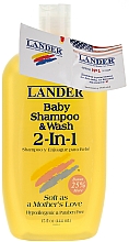 Düfte, Parfümerie und Kosmetik Shampoo für Babys - Lander Baby Shampoo & Wash 2in1