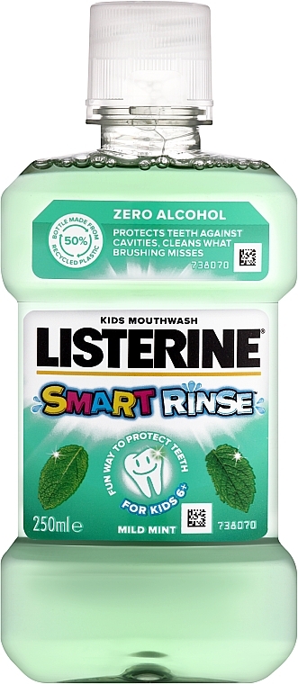 Mundspülung für Kinder ab 6 Jahre - Listerine Smart Rinse Mint — Foto N1