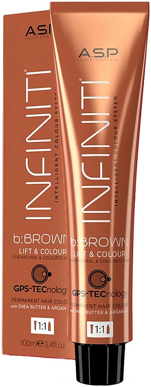 Haarfarbe - Affinage Infiniti Colour B:Brown Lift & Colour — Bild N1