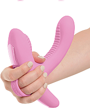 Prostata-Massagegerät mit Fernbedienung rosa - PipeDream Threesome Rock N' Grind Pink — Bild N4