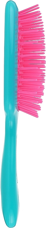 Haarbürste türkis mit rosa - Janeke Superbrush Small — Bild N2