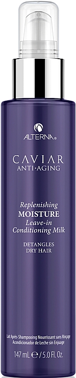 Feuchtigkeitsspendende Anti-Aging Haarmilch ohne Ausspülen - Alterna Caviar Anti Aging Replenishing Moisture Leave-In Conditioning Milk — Bild N1