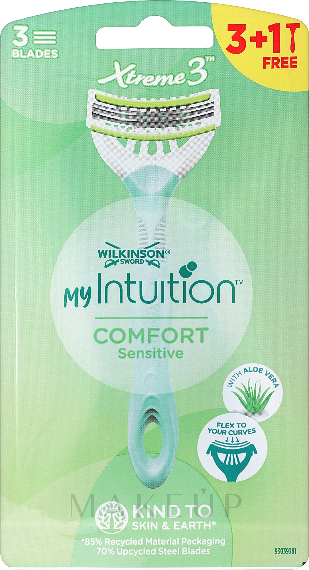 Einwegrasierer 4 St. - Wilkinson Sword Xtreme 3 My Intuition Sensitive Comfort — Bild 4 St.