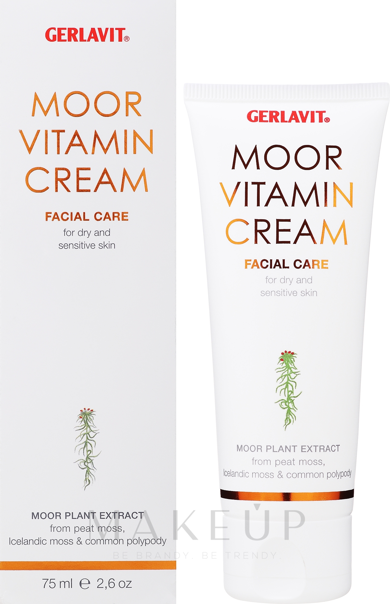 Moor-Vitamin-Creme für trockene und empfindliche Haut - Gehwol Gerlavit Moor Vitamin Creme — Bild 75 ml