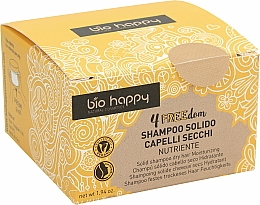 Düfte, Parfümerie und Kosmetik Feuchtigkeitsspendendes festes Shampoo für mehr Glanz - Bio Happy 4FREEdom Moisturizing Solid Shampoo