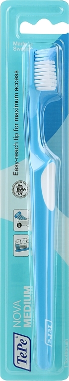 Zahnbürste blau - TePe Medium Nova Toothbrush — Bild N1
