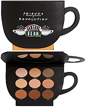 Schminkipalette mit Bronzer und Highlighter - Makeup Revolution Friends X Revolution Face Palette Grab a Cup — Bild N1