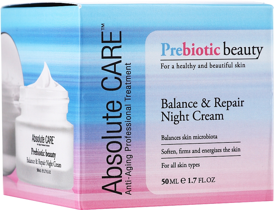 Ausgleichende und revitalisierende Nachtcreme - Absolute Care Prebiotic Beauty Balance&Repair Night Cream — Bild N1