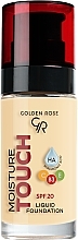 Flüssige Foundation - Golden Rose Moisture Touch Liquid Foundation SPF 20  — Bild N1