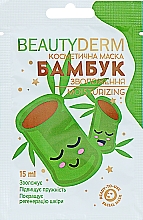 Düfte, Parfümerie und Kosmetik Feuchtigkeitsspendende Tuchmaske für das Gesicht mit Bambus - Beauty Derm Moisturizing