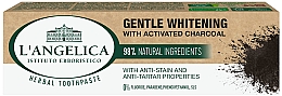Zahnpasta mit Aktivkohle - L'Angelica Gentle Whitening With Activated Charcoal Toothpaste — Bild N1