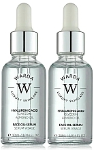 Düfte, Parfümerie und Kosmetik Set - Warda Hyaluronic Acid Hydration Boost Oil-Serum (f/oil/serum/2x30ml)