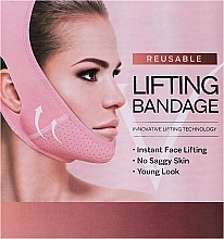Modelliermaske oval rosa - Yeye V-line Mask  — Bild N5